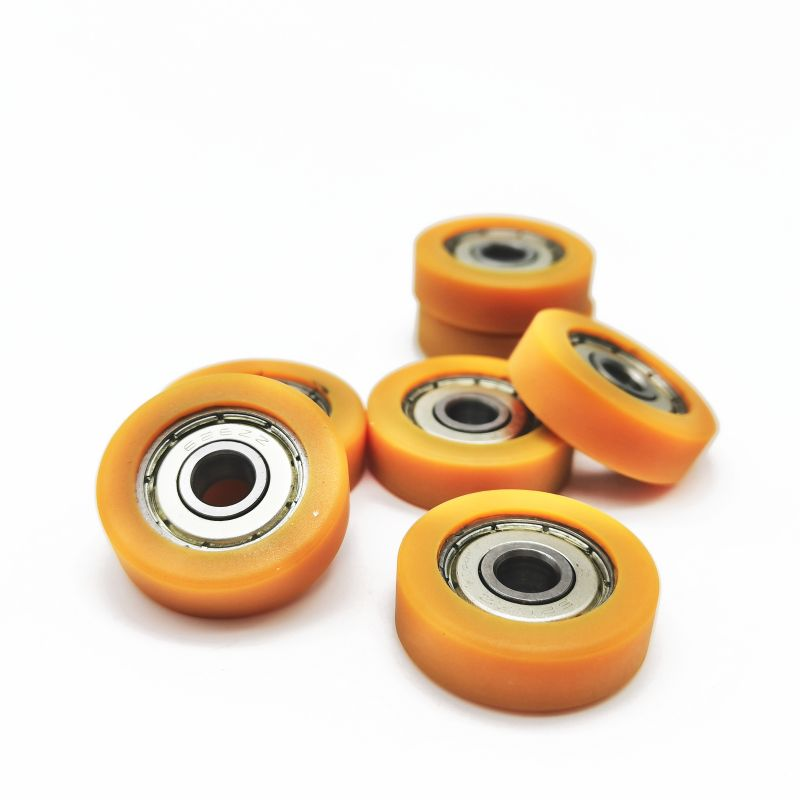 PU62626-8 626zz Precision High Miniature Orange PU Deep Groove Ball Ball